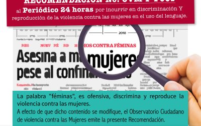 Recomendación: OVM-P-001/24 HORAS