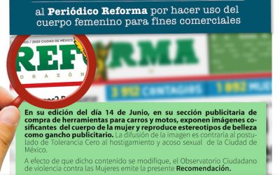 Recomendación: OVM-P-006/2020/Reforma