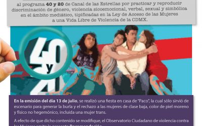 Recomendación: OVM-TV-008/2020/Televisa